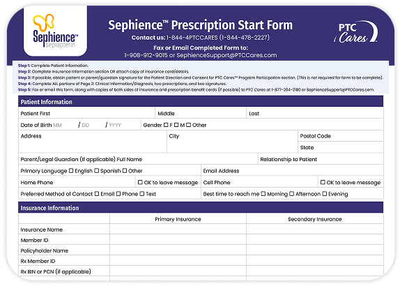 Prescription Start Form